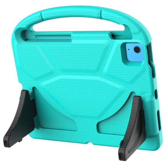 iPad 11" (2025) / iPad 10.9" (2024/2022) EVA Skum Børne Cover m. Kickstand - Mintgrøn