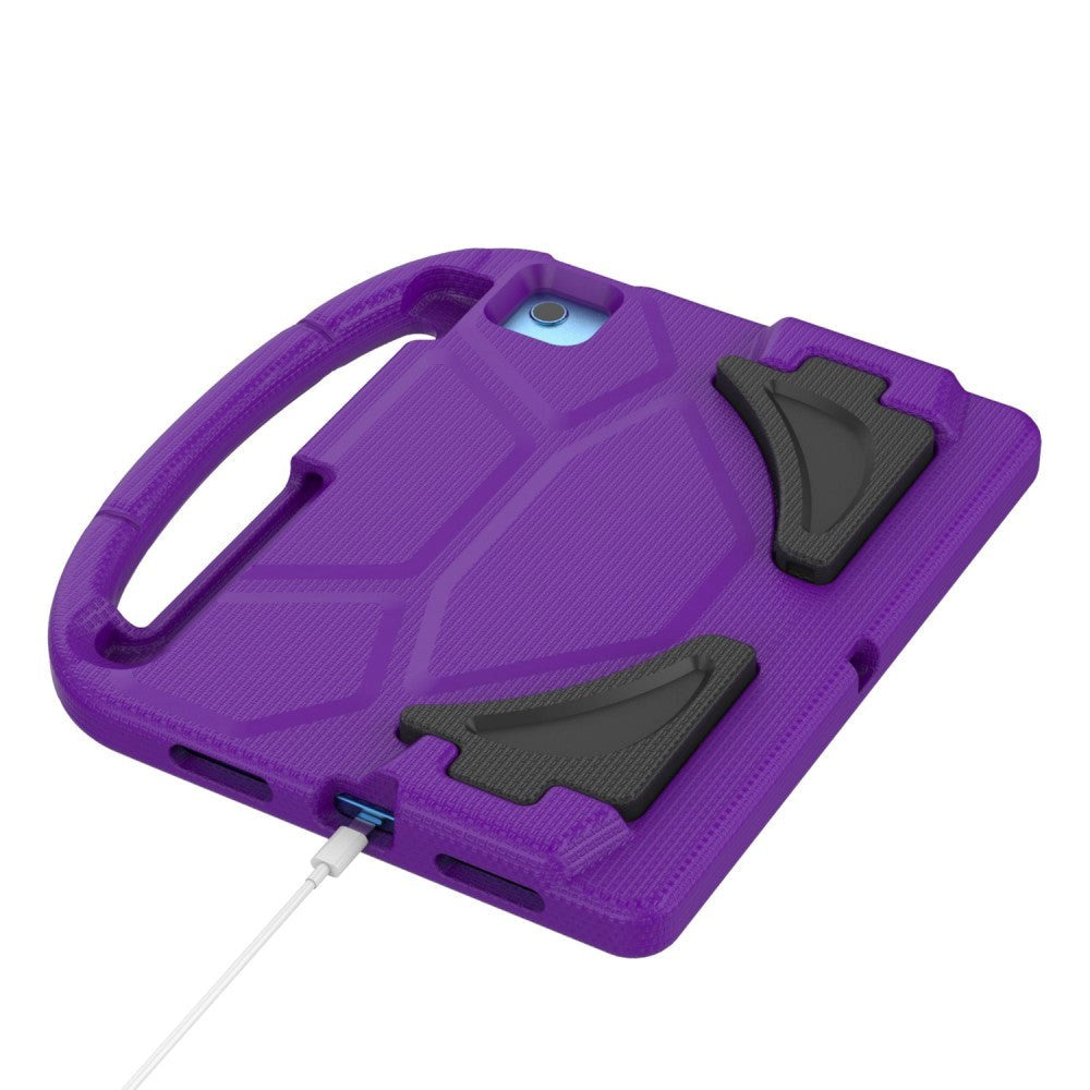 iPad 11" (2025) / iPad 10.9" (2024/2022) EVA Skum Børne Cover m. Kickstand - Lilla
