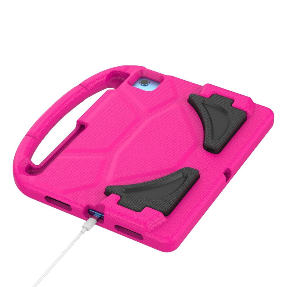 iPad 11" (2025) / iPad 10.9" (2024/2022) EVA Skum Børne Cover m. Kickstand - Pink