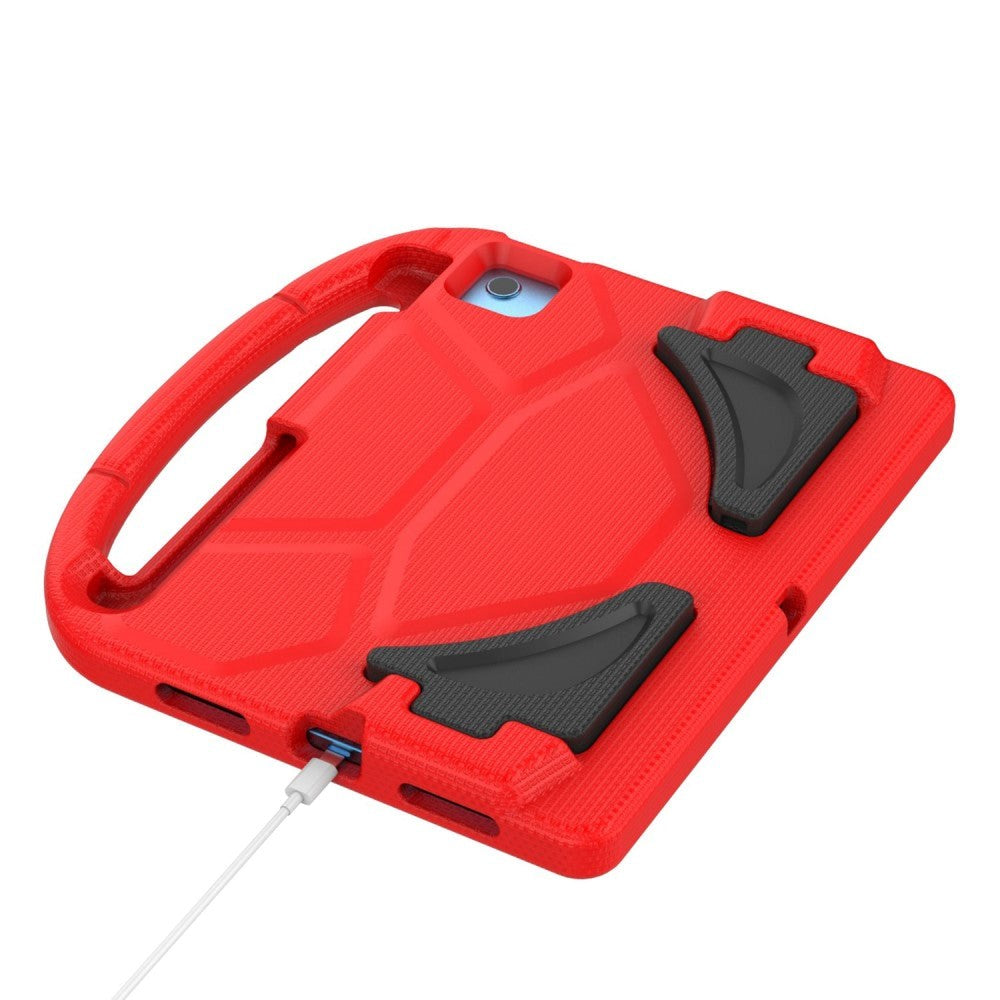 iPad 11" (2025) / iPad 10.9" (2024/2022) EVA Skum Børne Cover m. Kickstand - Rød