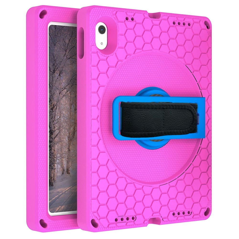 iPad 11" (2025) / iPad 10.9" (2024/2022) EVA Skum Cover m. Kickstand & Håndholder - Lyserød