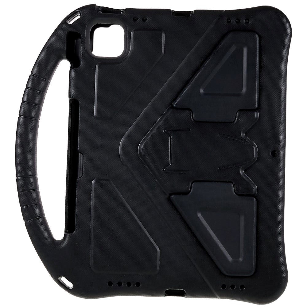 iPad 11" (2025) / iPad 10.9" (2024/2022) EVA Skum Cover m. Kickstand - Sort
