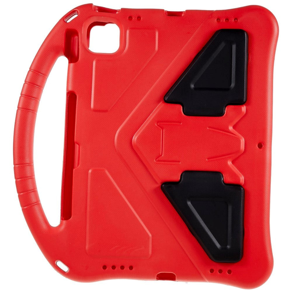 iPad 11" (2025) / iPad 10.9" (2024/2022) EVA Skum Cover m. Kickstand - Rød