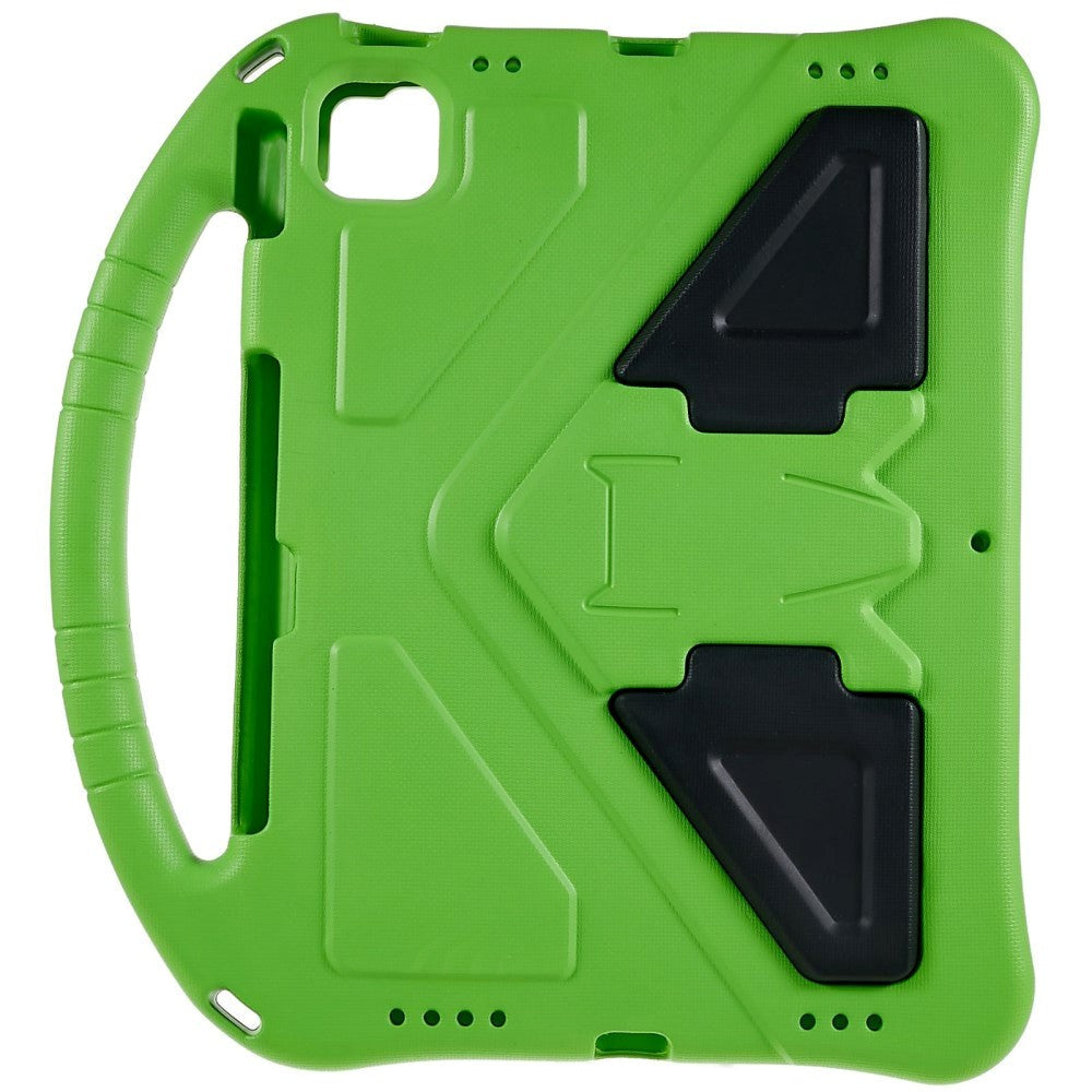 iPad 11" (2025) / iPad 10.9" (2024/2022) EVA Skum Cover m. Kickstand - Grøn
