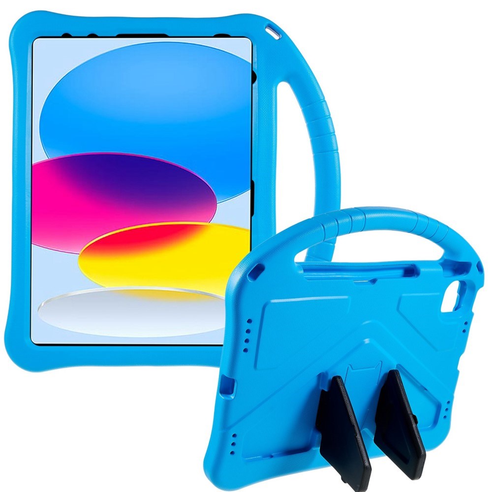 iPad 11" (2025) / iPad 10.9" (2024/2022) EVA Skum Cover m. Kickstand - Blå