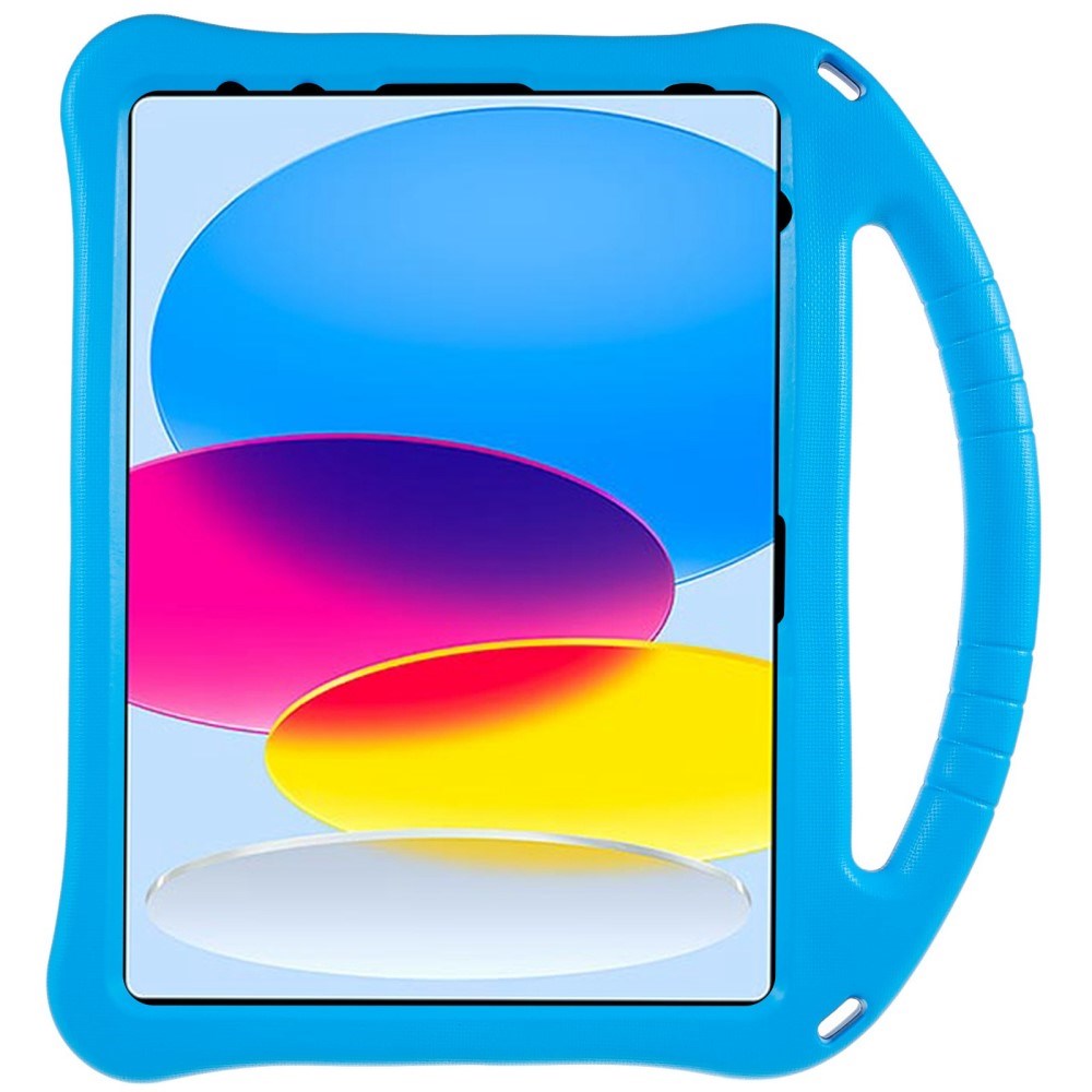 iPad 11" (2025) / iPad 10.9" (2024/2022) EVA Skum Cover m. Kickstand - Blå