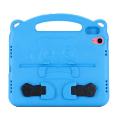 iPad 11" (2025) / iPad 10.9" (2024/2022) Børne Cover - Panda Kickstand Cover - Blå