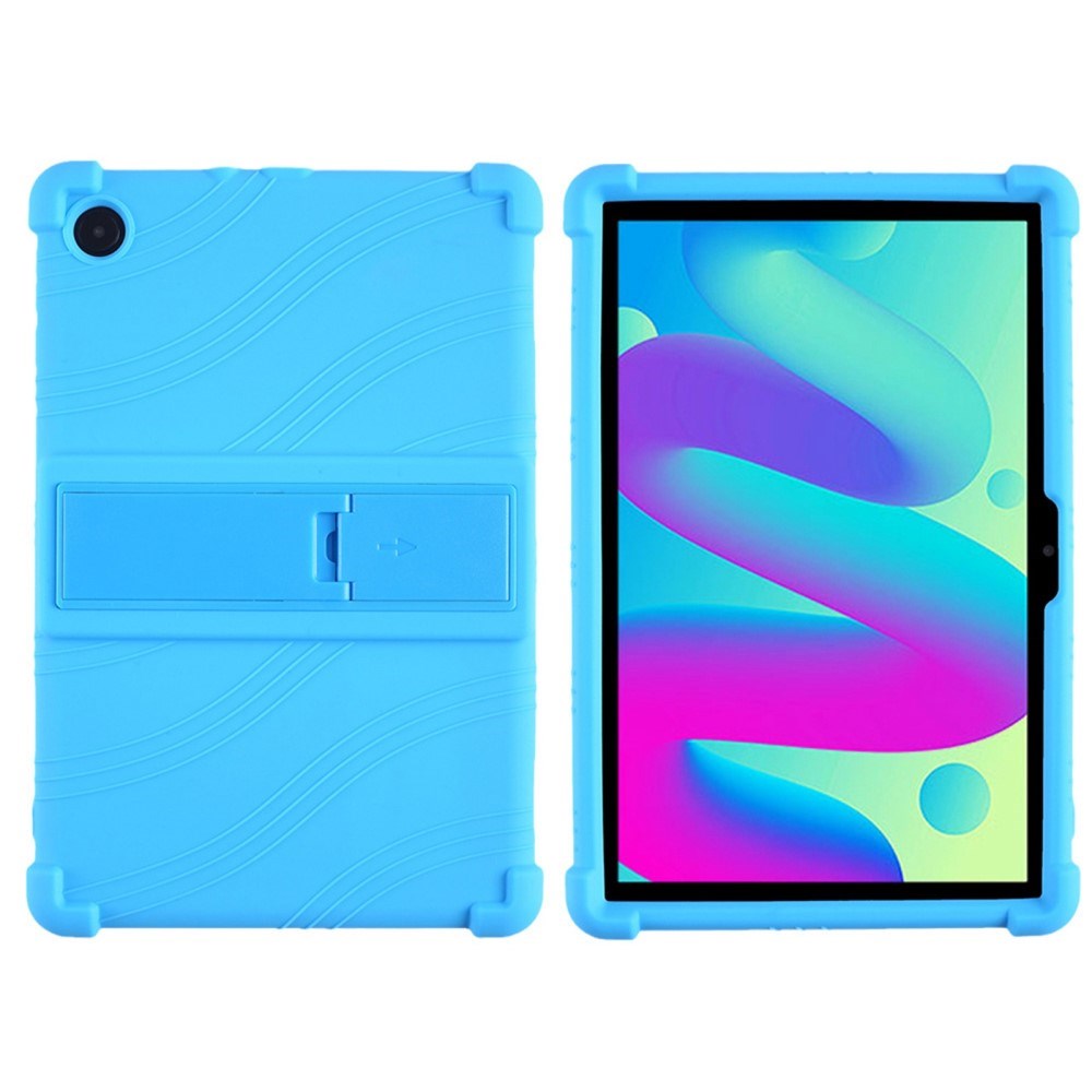 TCL Tab 10L Silikone Cover m. Kickstand - Blå