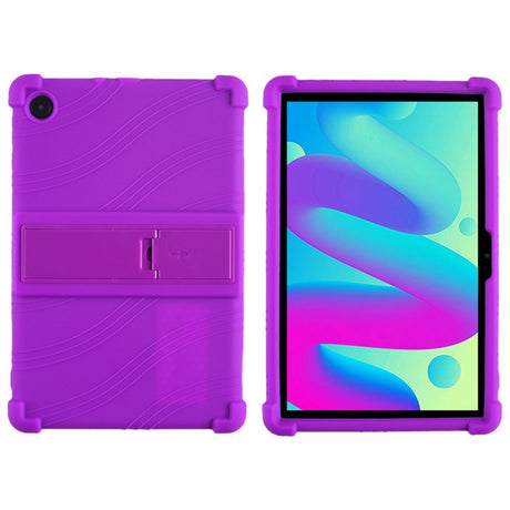 TCL Tab 10L Silikone Cover m. Kickstand - Lilla