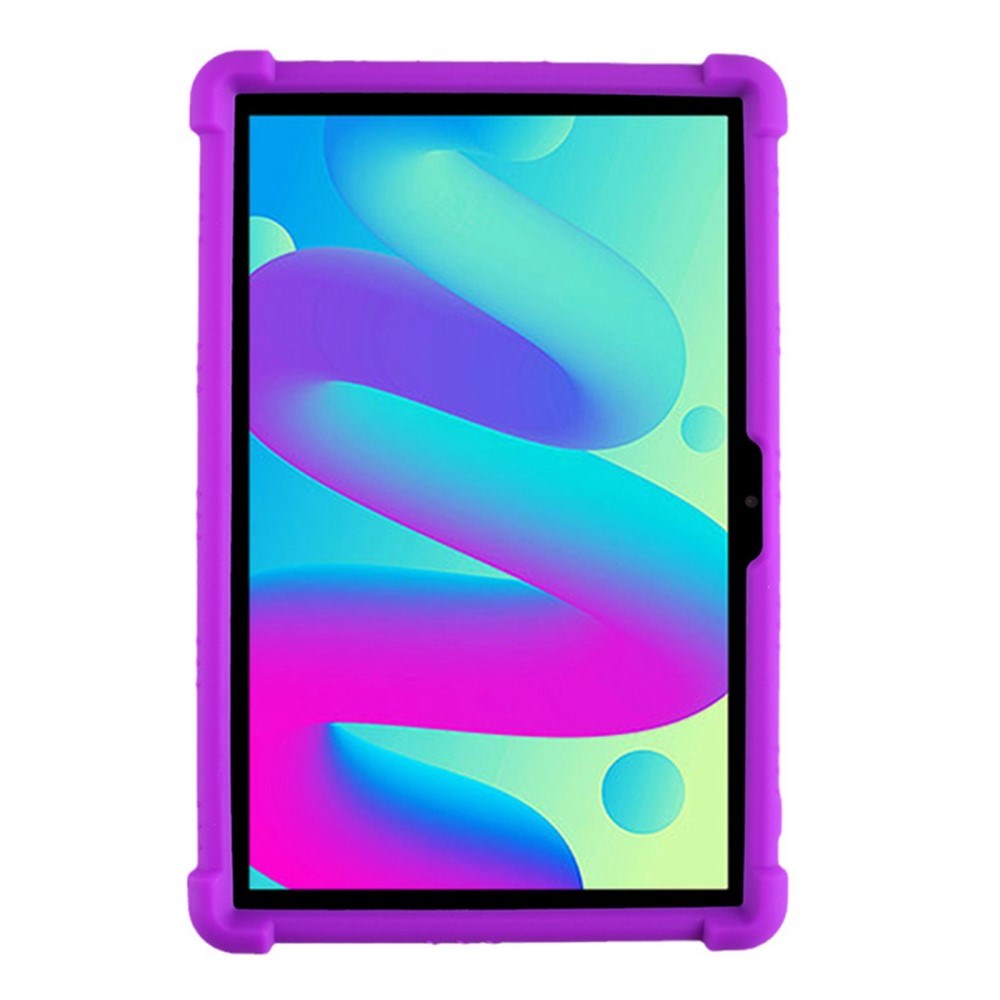 TCL Tab 10L Silikone Cover m. Kickstand - Lilla