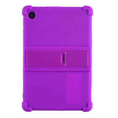 TCL Tab 10L Silikone Cover m. Kickstand - Lilla