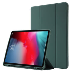 EIDERWOOD iPad Pro 11" (2022 / 2021 / 2020 / 2018) Tri-Fold Kunstlæder Cover - Mørkegrøn