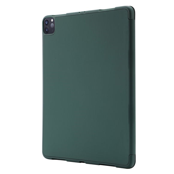 EIDERWOOD iPad Pro 11" (2022 / 2021 / 2020 / 2018) Tri-Fold Kunstlæder Cover - Mørkegrøn