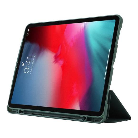 EIDERWOOD iPad Pro 11" (2022 / 2021 / 2020 / 2018) Tri-Fold Kunstlæder Cover - Mørkegrøn