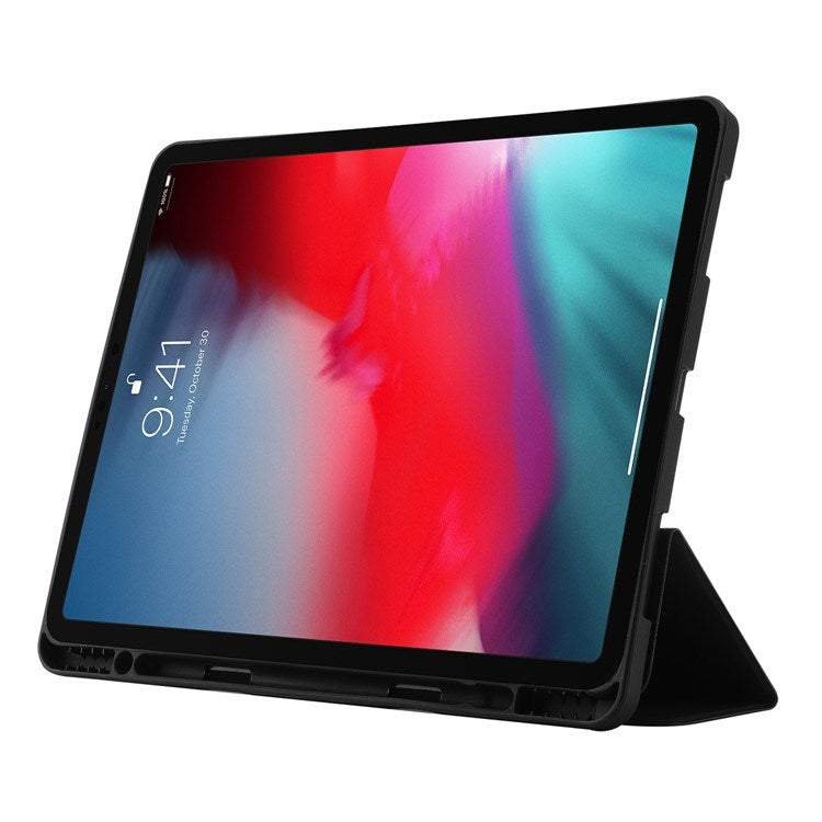 EIDERWOOD iPad Pro 11" (2022 / 2021 / 2020 / 2018) Tri-Fold Kunstlæder Cover - Sort