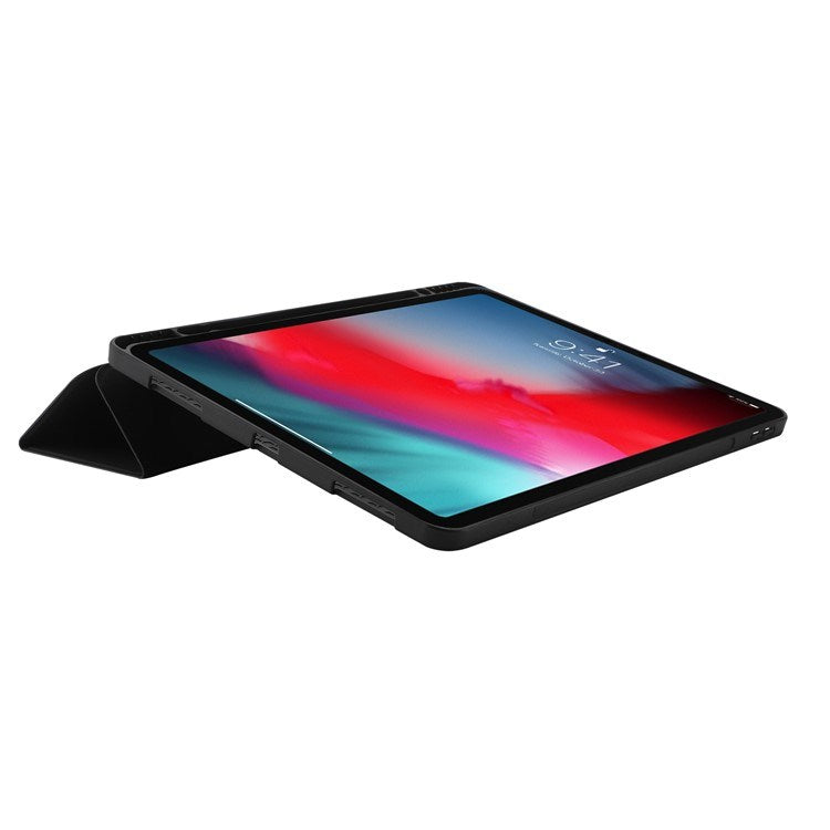 EIDERWOOD iPad Pro 11" (2022 / 2021 / 2020 / 2018) Tri-Fold Kunstlæder Cover - Sort