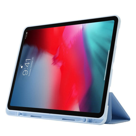 EIDERWOOD iPad Pro 11" (2022 / 2021 / 2020 / 2018) Tri-Fold Kunstlæder Cover - Lyseblå