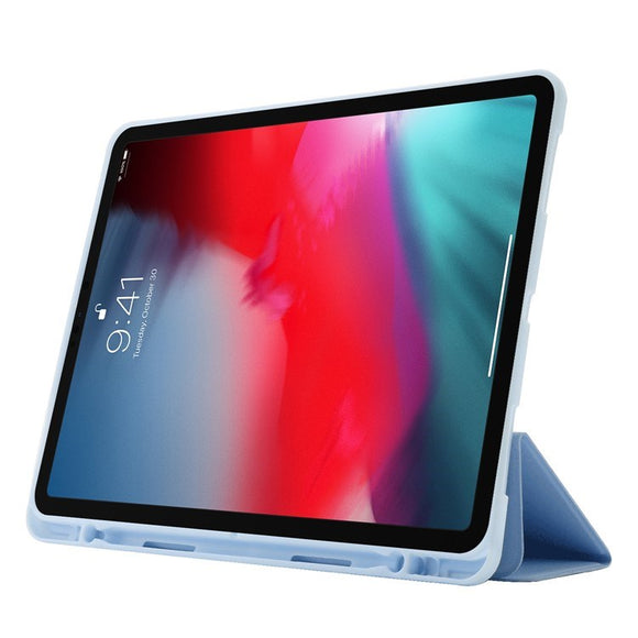 EIDERWOOD iPad Pro 11" (2022 / 2021 / 2020 / 2018) Tri-Fold Kunstlæder Cover - Lyseblå