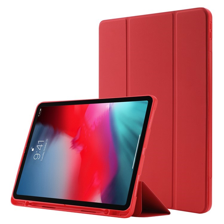 EIDERWOOD iPad Pro 11" (2022 / 2021 / 2020 / 2018) Tri-Fold Kunstlæder Cover - Rød