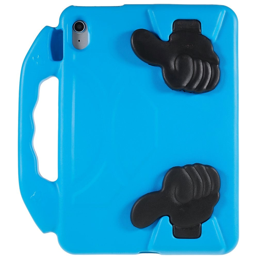 iPad 11" (2025) / iPad 10.9" (2024/2022) Børne cover - Thumb Kickstand Cover - Blå