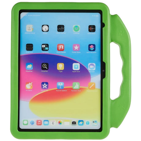 iPad 11" (2025) / iPad 10.9" (2024/2022) Børne cover - Thumb Kickstand Cover - Grøn