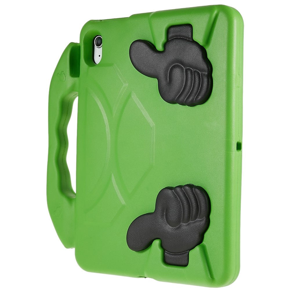 iPad 11" (2025) / iPad 10.9" (2024/2022) Børne cover - Thumb Kickstand Cover - Grøn
