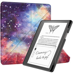 Amazon Kindle Scribe 11th Generation (2022) Origami Læder Cover m. Pen Holder - Galakse