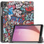EIDERWOOD Lenovo Tab M8 (4. Gen.) Tri-Fold Kunstlæder Flip Cover m. Mønster - Graffiti
