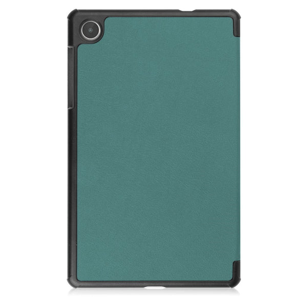 EIDERWOOD Lenovo Tab M8 (4. Gen.) Tri-Fold Kunstlæder Flip Cover - Grøn
