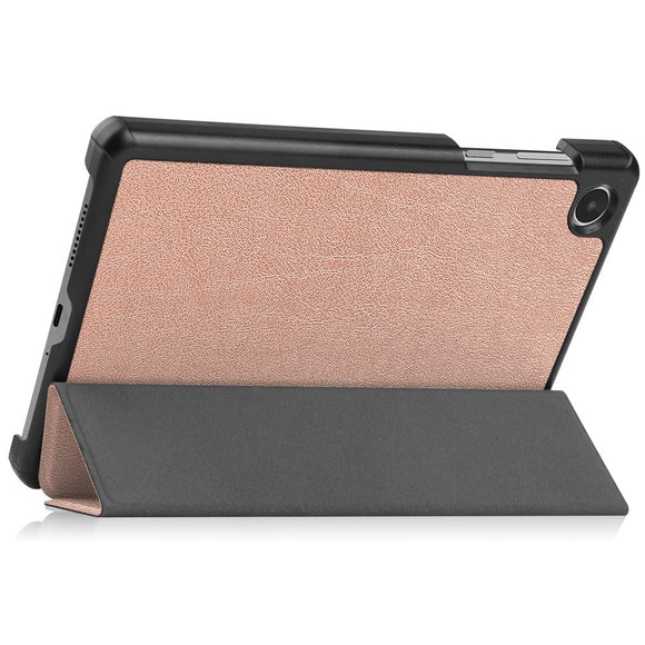 EIDERWOOD Lenovo Tab M8 (4. Gen.) Tri-Fold Kunstlæder Flip Cover - Rose Gold