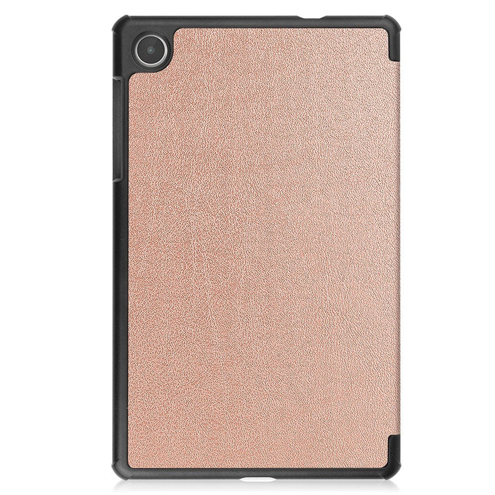 EIDERWOOD Lenovo Tab M8 (4. Gen.) Tri-Fold Kunstlæder Flip Cover - Rose Gold