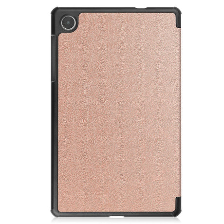 EIDERWOOD Lenovo Tab M8 (4. Gen.) Tri-Fold Kunstlæder Flip Cover - Rose Gold
