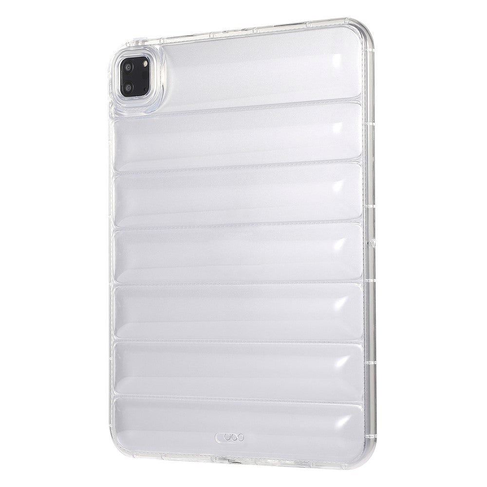 iPad Pro 11" ( 2022 / 2021 / 2020 / 2018) Fleksibelt Plastik Cover - Riller - Gennemsigtig