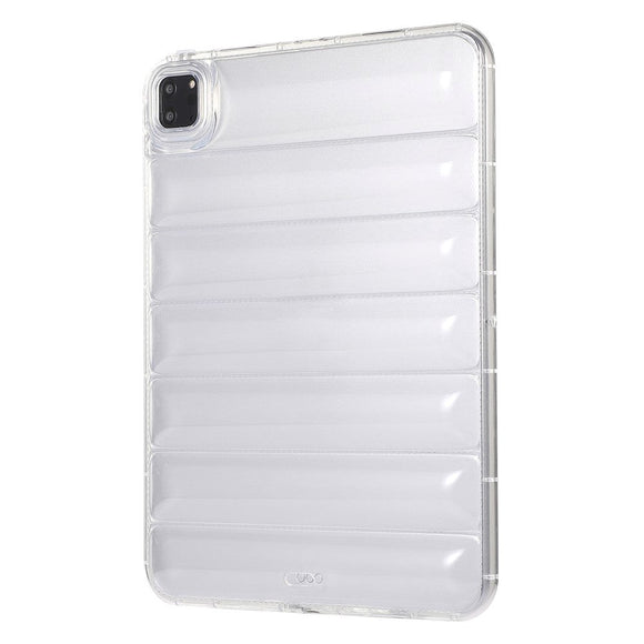iPad Pro 11" ( 2022 / 2021 / 2020 / 2018) Fleksibelt Plastik Cover - Riller - Gennemsigtig
