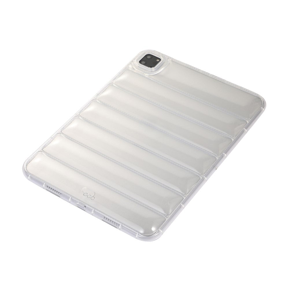 iPad Pro 11" ( 2022 / 2021 / 2020 / 2018) Fleksibelt Plastik Cover - Riller - Gennemsigtig