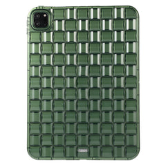 iPad Pro 11" (2022 / 2021 / 2020 / 2018) Fleksibelt Plastik Cover - Flet Design - Gennemsigtig / Grøn