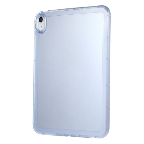 iPad 11" (2025) / iPad 10.9" (2024/2022) Fleksibelt Plastik Cover - Gennemsigtig / Blå