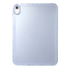 iPad 11" (2025) / iPad 10.9" (2024/2022) Fleksibelt Plastik Cover - Gennemsigtig / Blå