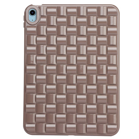 iPad Air (2022 / 2020) Fleksibelt Plastik Cover - Flet Design - Brun