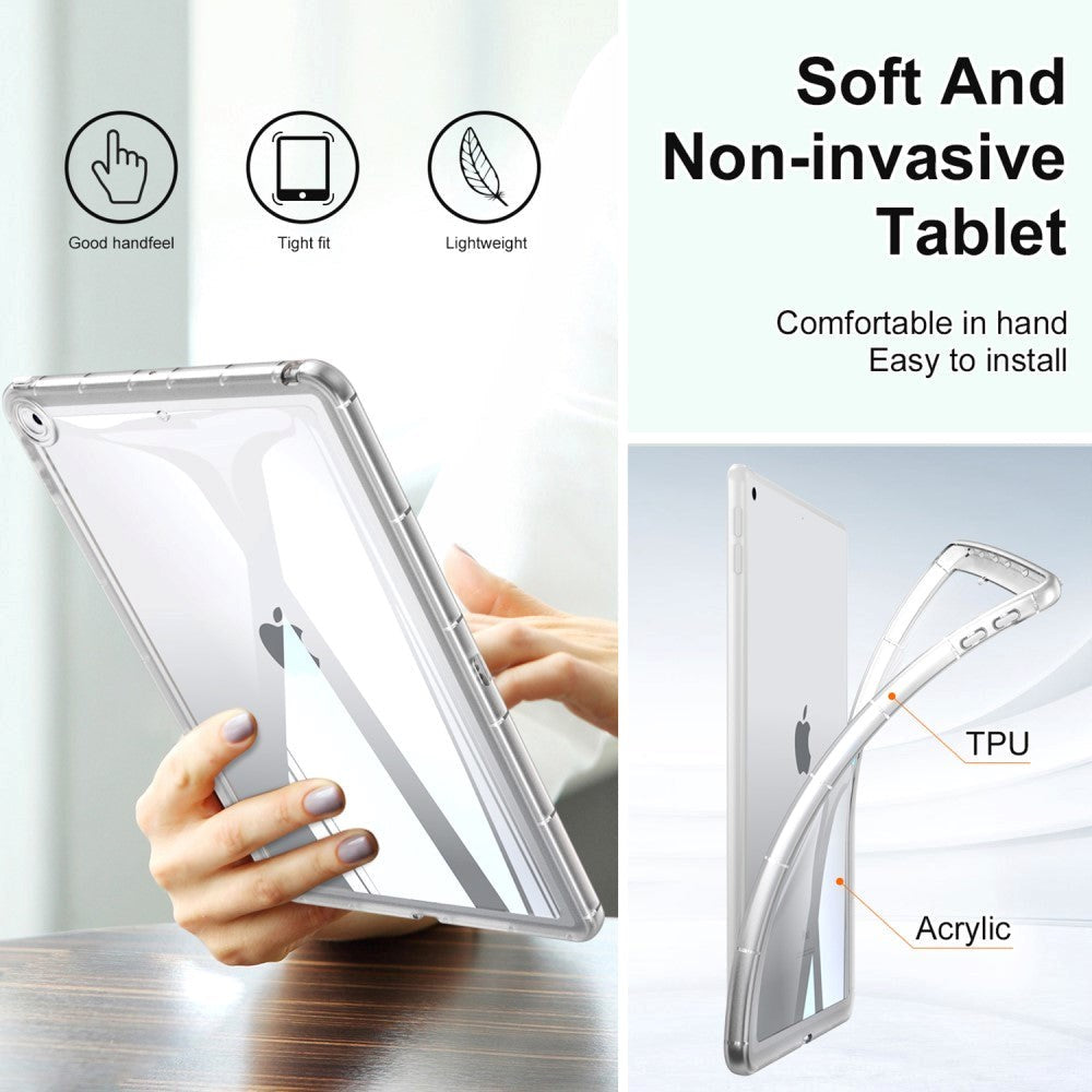 iPad (2018) / iPad (2017) Hybrid Plastik Cover - Gennemsigtig