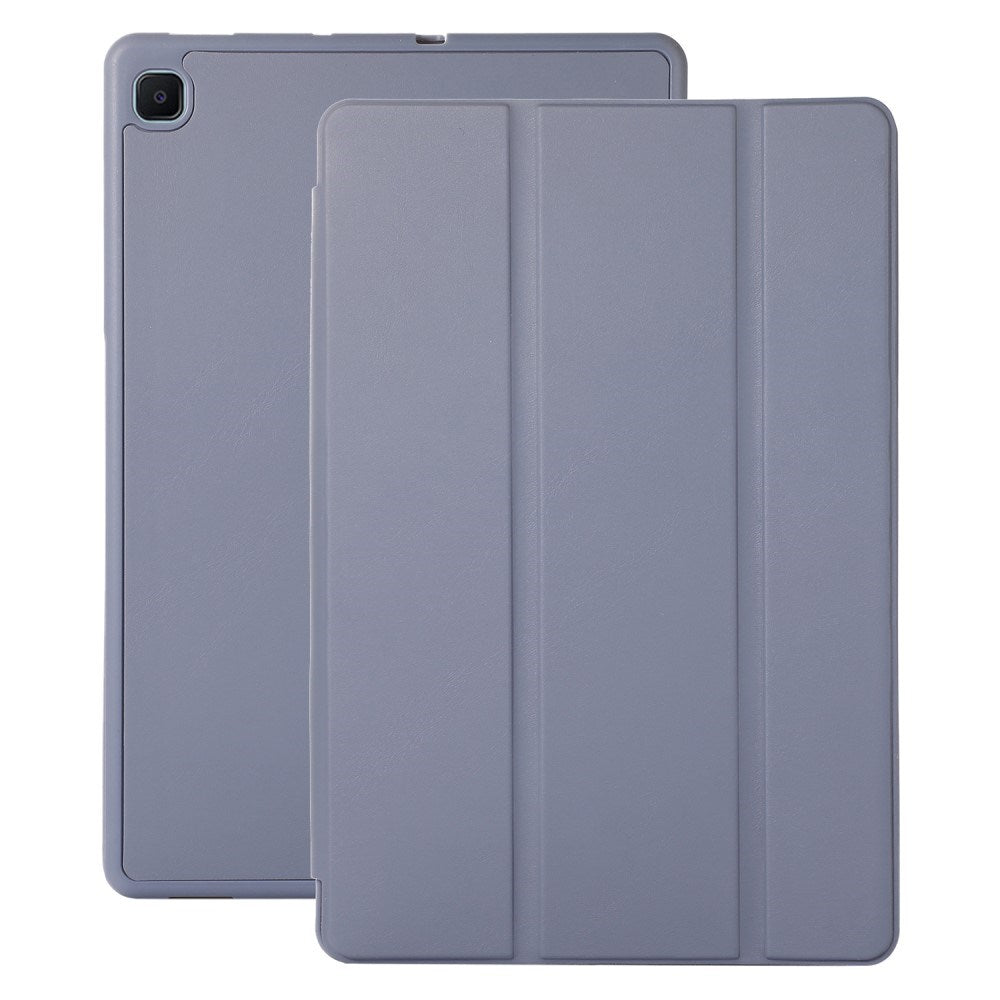 Samsung Galaxy Tab S6 Lite (2020-2024) Magnetisk Tri-Fold Læder Cover m. Pencil Holder - Lilla