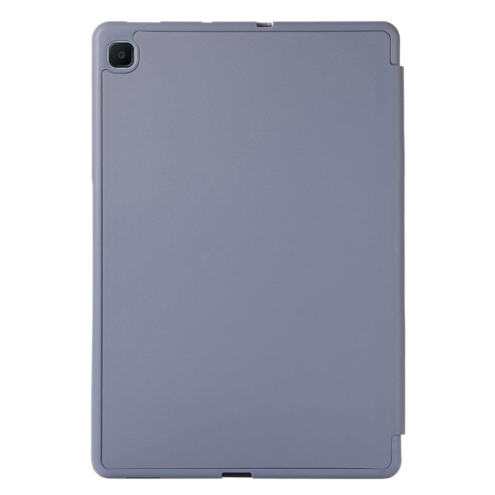 Samsung Galaxy Tab S6 Lite (2020-2024) Magnetisk Tri-Fold Læder Cover m. Pencil Holder - Lilla