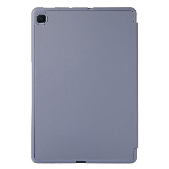 Samsung Galaxy Tab S6 Lite (2020-2024) Magnetisk Tri-Fold Læder Cover m. Pencil Holder - Lilla