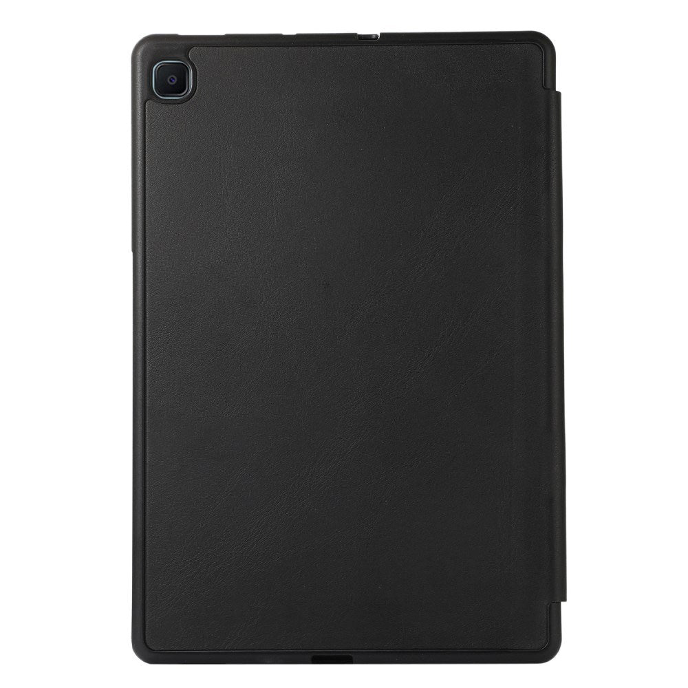 Samsung Galaxy Tab S6 Lite (2020-2024) Magnetisk Tri-Fold Læder Cover m. Pencil Holder - Sort
