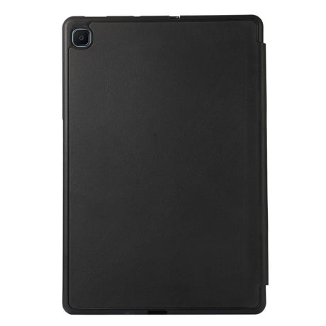 Samsung Galaxy Tab S6 Lite (2020-2024) Magnetisk Tri-Fold Læder Cover m. Pencil Holder - Sort