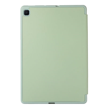 Samsung Galaxy Tab S6 Lite (2020-2024) Magnetisk Tri-Fold Læder Cover m. Pencil Holder - Grøn