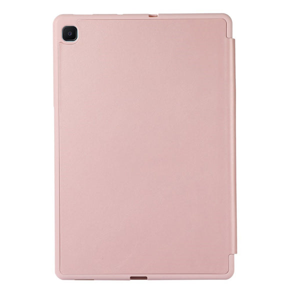 Samsung Galaxy Tab S6 Lite (2020-2024) Magnetisk Tri-Fold Læder Cover m. Pencil Holder - Rose Gold