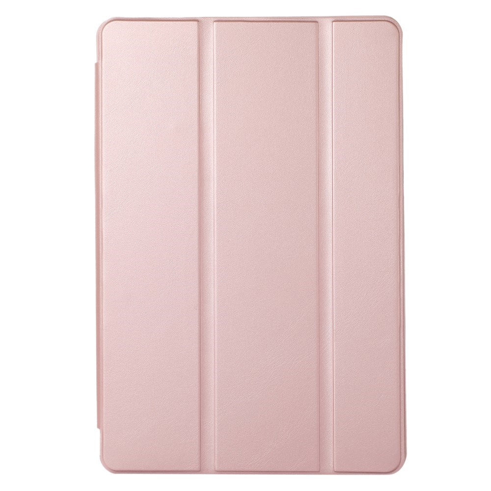 Samsung Galaxy Tab S6 Lite (2020-2024) Magnetisk Tri-Fold Læder Cover m. Pencil Holder - Rose Gold