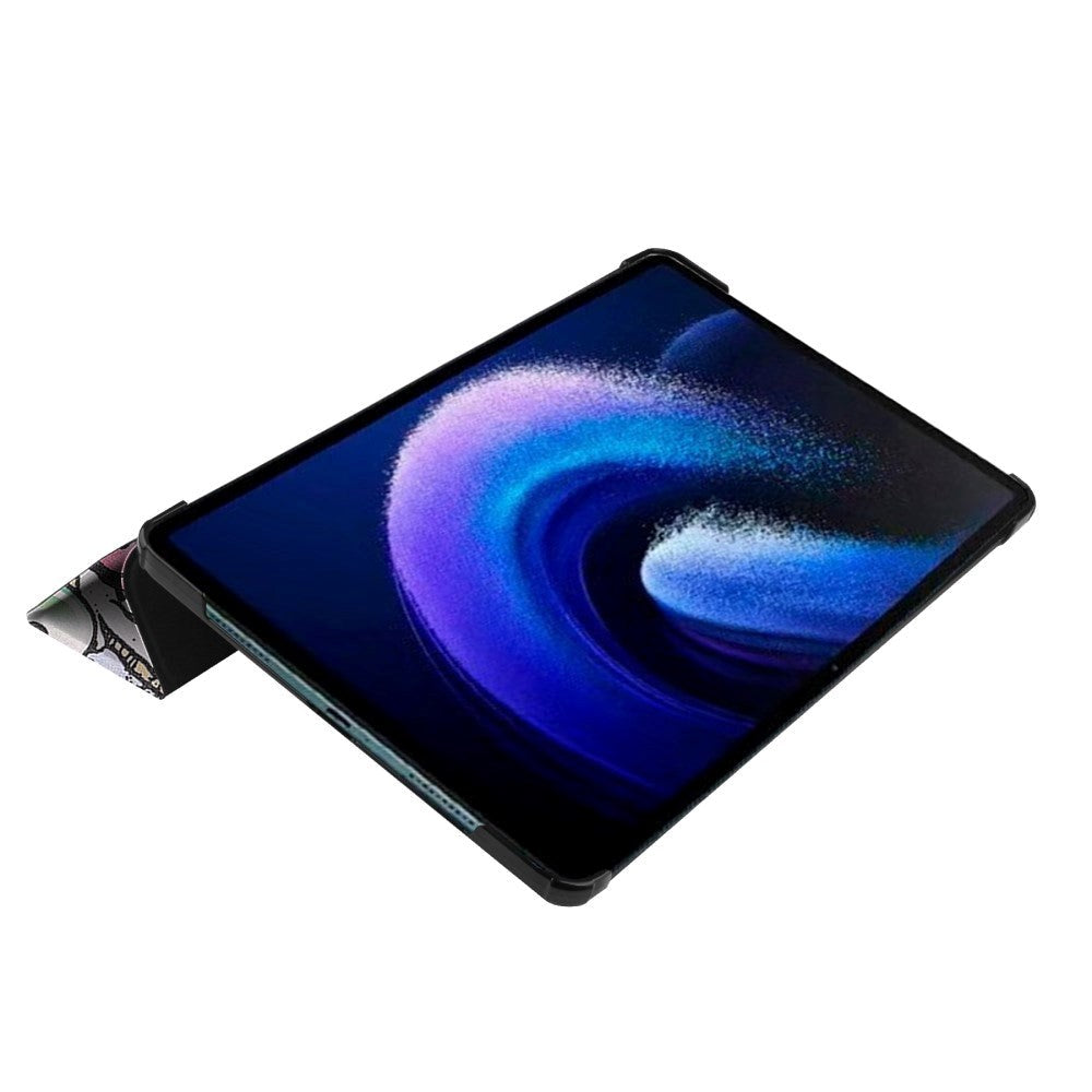 Xiaomi Pad 6 Læder Cover m. Stand - Graffiti