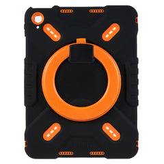 Pepkoo iPad 11" (2025) / 10.9" (2024 / 2022) Børne Cover m. Roterbar Stander - Sort / Orange